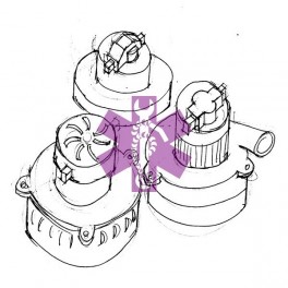 Motore Aldes 1400W 4S